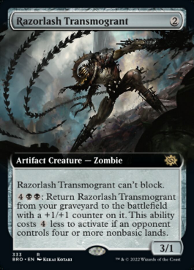 Razorlash Transmogrant (Extended Art) [The Brothers' War] | Good Games Modbury