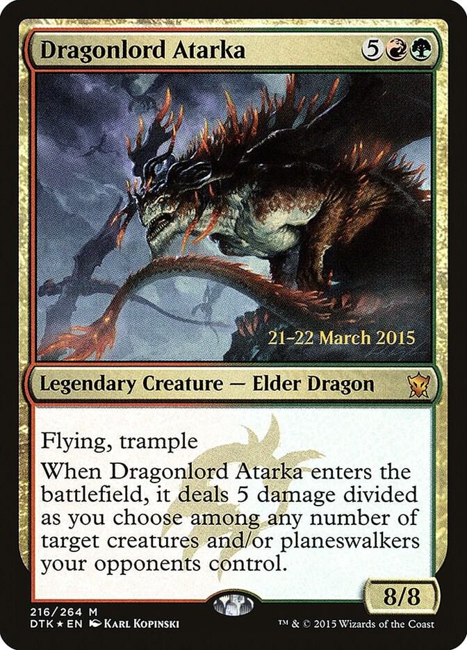 Dragonlord Atarka 216s/51 (Prerelease Cards)  - Foil | Good Games Modbury