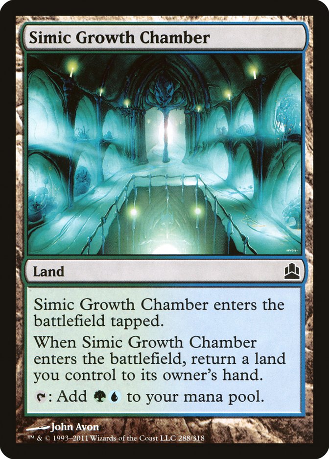Simic Growth Chamber [Commander 2011] | Good Games Modbury