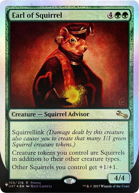 Earl of Squirrel (Unfinity Foil Edition) [The List] | Good Games Modbury