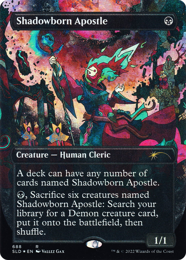 Shadowborn Apostle (688) (Borderless) [Secret Lair Drop Promos] | Good Games Modbury