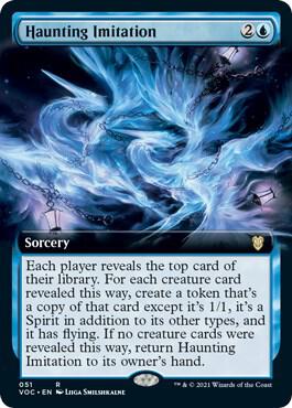 Haunting Imitation Extended Art 51/38 (Commander: Innistrad: Crimson Vow)  | Good Games Modbury
