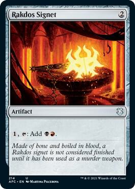Rakdos Signet 214/62 (Commander: Adventures in the Forgotten Realms)  | Good Games Modbury