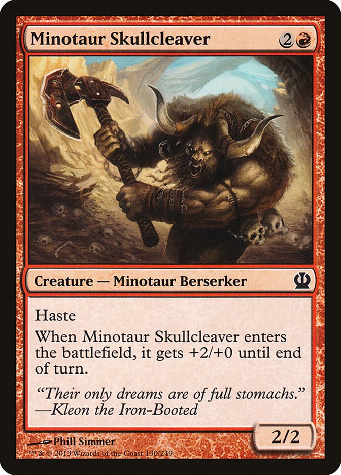 Minotaur Skullcleaver [Theros] | Good Games Modbury