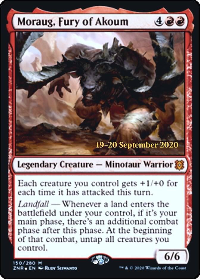 Moraug Fury of Akoum 150s/169 (Prerelease Cards)  - Foil | Good Games Modbury