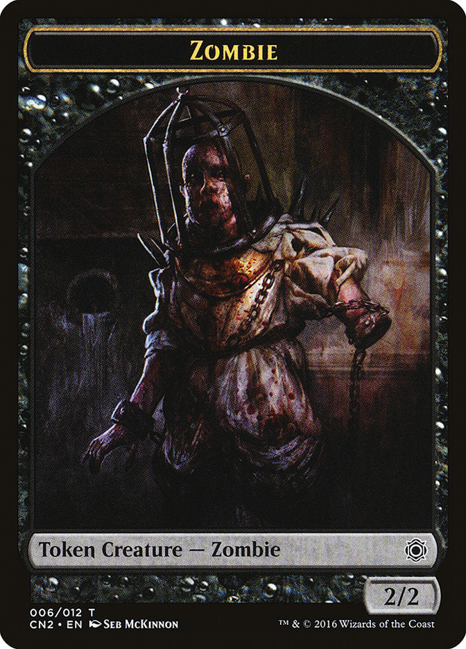 Zombie Token [Conspiracy: Take the Crown Tokens] | Good Games Modbury
