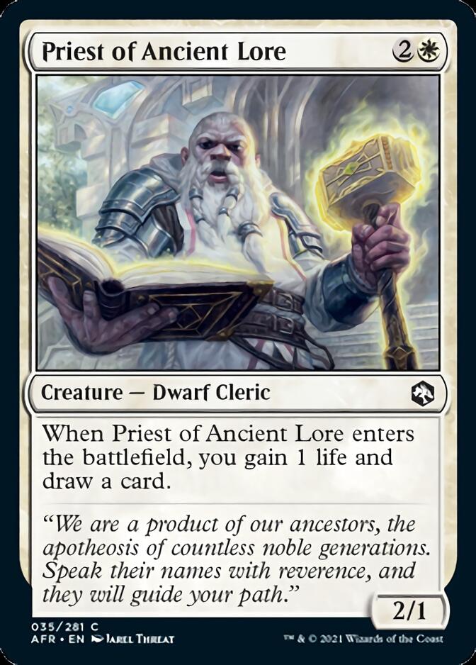 Priest of Ancient Lore [Dungeons & Dragons: Adventures in the Forgotten Realms] | Good Games Modbury