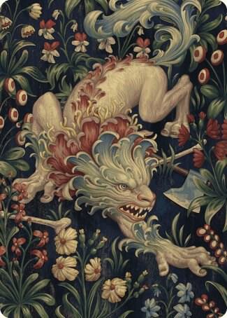 Beast Token Art Card 56 (Art Series: Wilds of Eldraine)  | Good Games Modbury