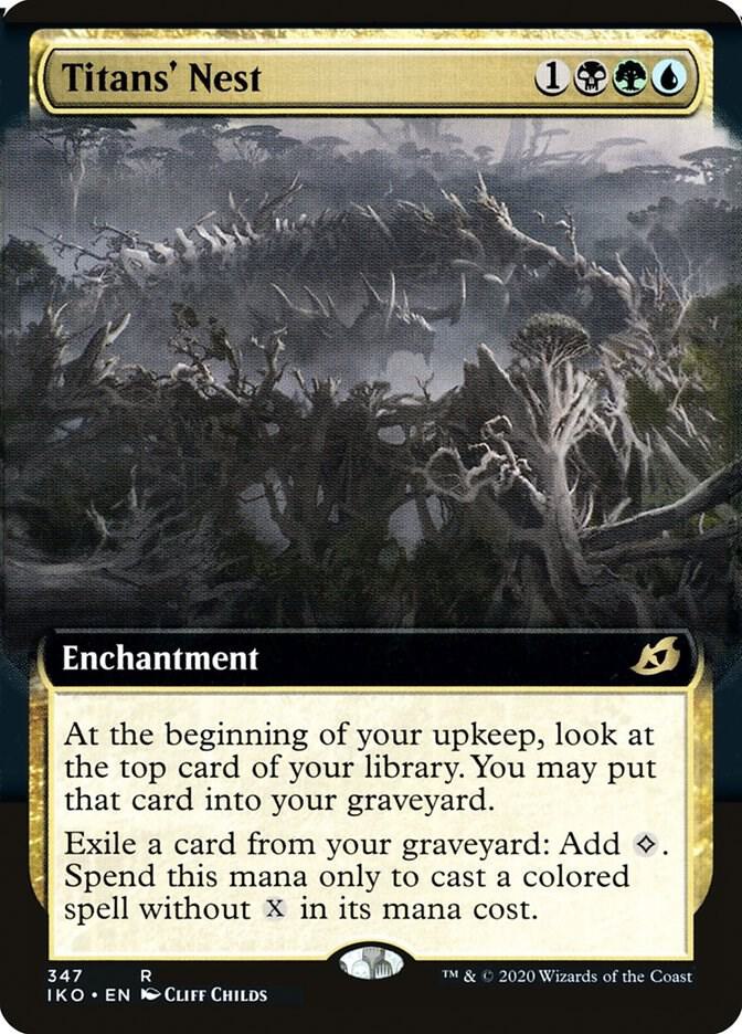 Titans' Nest 347/274 (Ikoria: Lair of Behemoths)  - Extended Art | Good Games Modbury