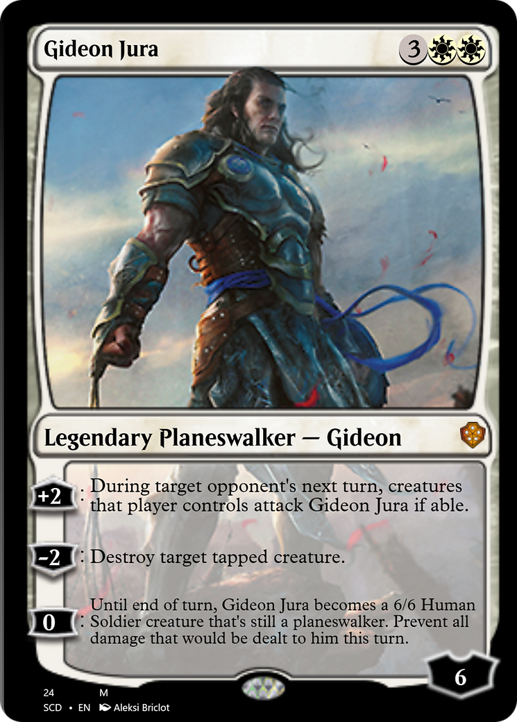 Gideon Jura [Starter Commander Decks] | Good Games Modbury