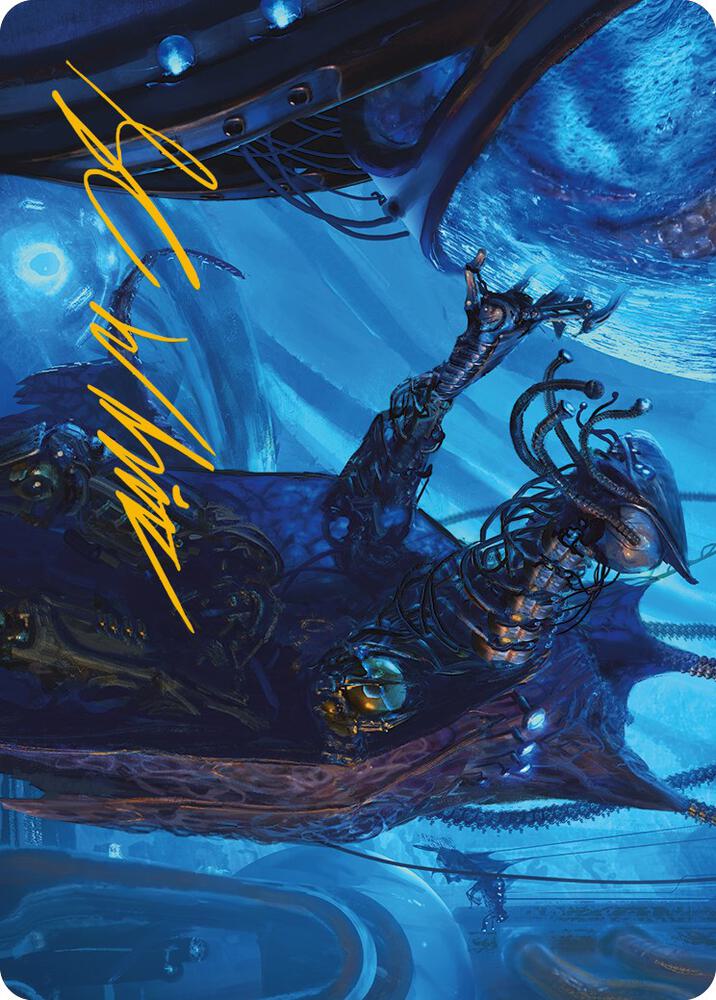 Atmosphere Surgeon Art Card Gold Stamped Signature 12 (Art Series: Phyrexia: All Will Be One)  | Good Games Modbury