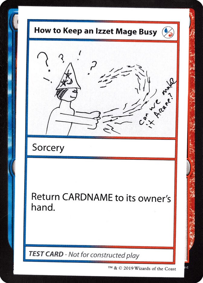 How to Keep an Izzet Mage Busy 93/121 (Mystery Booster: Convention Edition Exclusives)  | Good Games Modbury