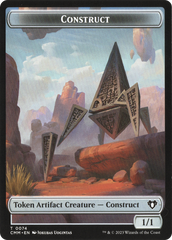 Thopter // Construct (0074) Double-Sided Token [Commander Masters Tokens] | Good Games Modbury