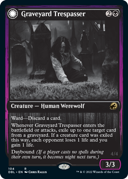 Graveyard Trespasser // Graveyard Glutton [Innistrad: Double Feature] | Good Games Modbury