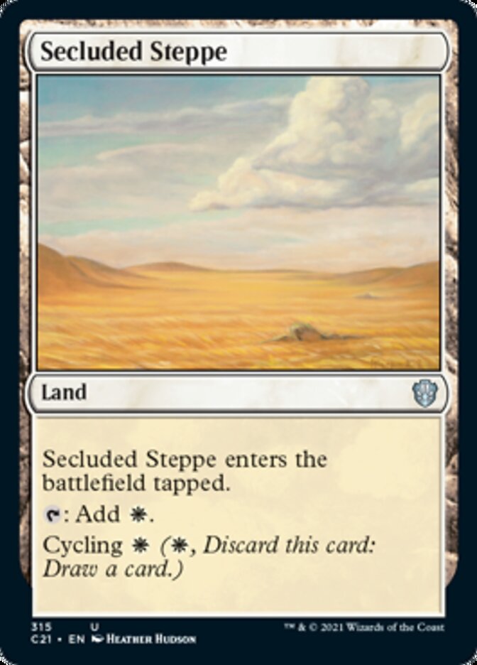 Secluded Steppe [Commander 2021] | Good Games Modbury