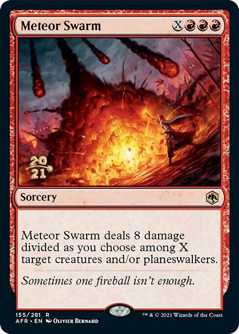 Meteor Swarm 155s/241 (Prerelease Cards)  - Foil | Good Games Modbury