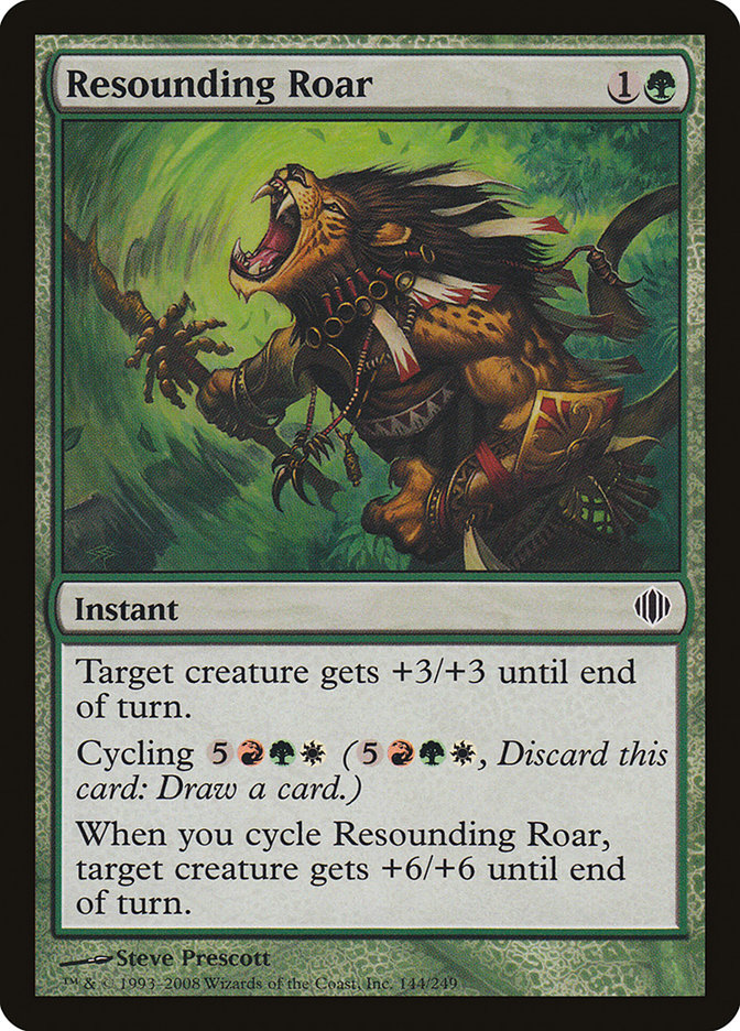 Resounding Roar 144/249 (Shards of Alara)  | Good Games Modbury