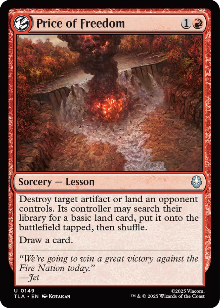 Price of Freedom [Avatar: The Last Airbender] | Good Games Modbury