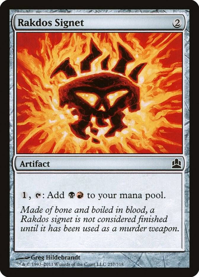 Rakdos Signet 257/318 (Commander)  | Good Games Modbury