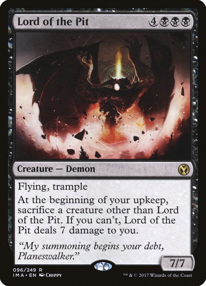 Lord of the Pit 96/249 (Iconic Masters)  | Good Games Modbury