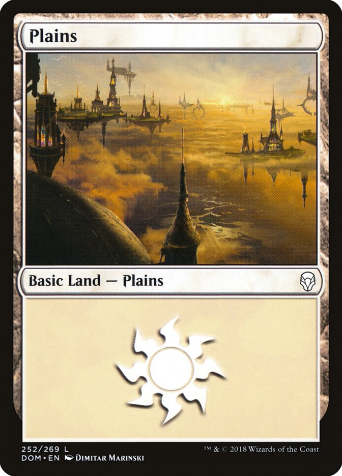 Plains (252) [Dominaria] | Good Games Modbury