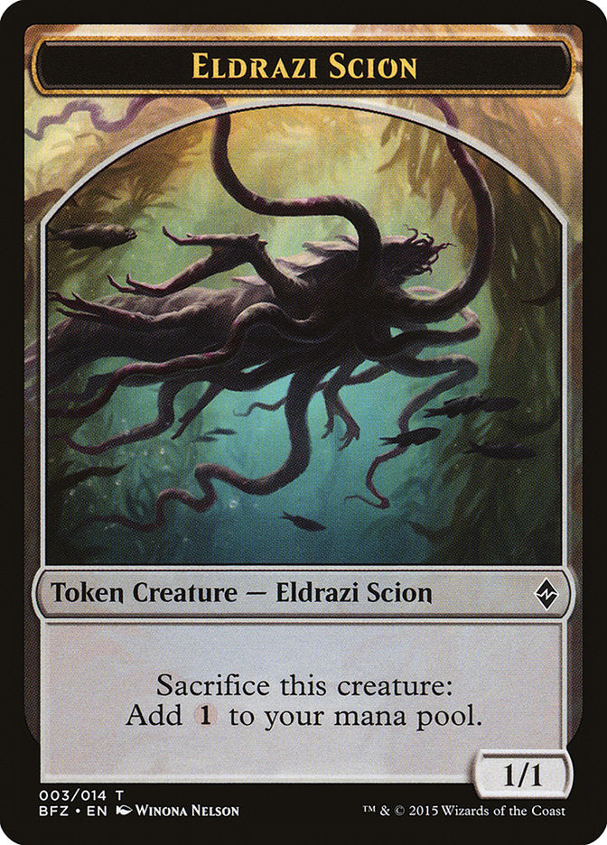 Eldrazi Scion Token (003/014) [Battle for Zendikar Tokens] | Good Games Modbury