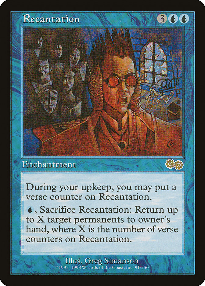 Recantation 91/350 (Urza's Saga)  | Good Games Modbury