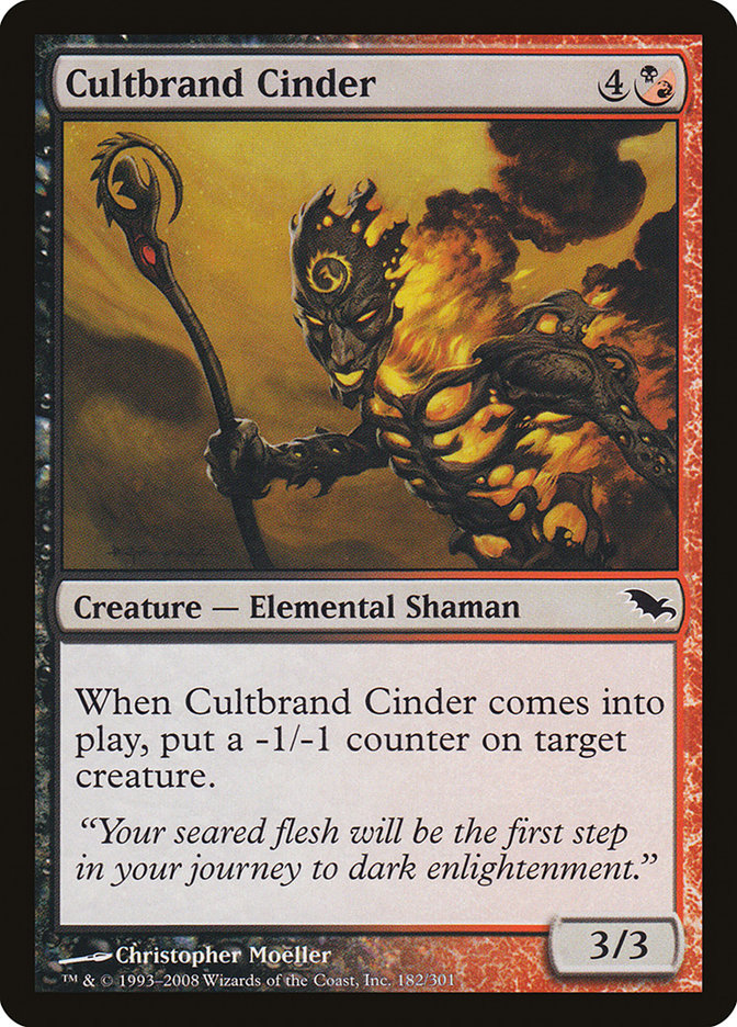 Cultbrand Cinder [Shadowmoor] | Good Games Modbury