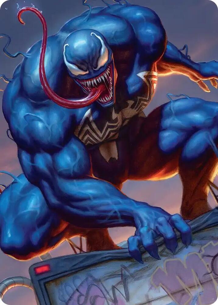 Venom Deadly Devourer Art Card  (Art Series: Marvel's Spider-Man)  | Good Games Modbury