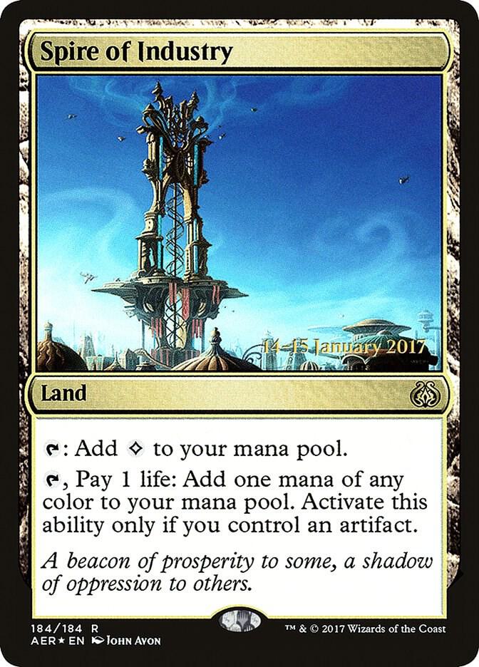 Spire of Industry 184 (Prerelease Cards)  - Foil | Good Games Modbury