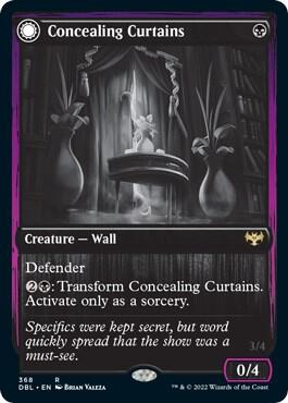 Concealing Curtains 368/534 (Innistrad: Double Feature)  - Foil | Good Games Modbury