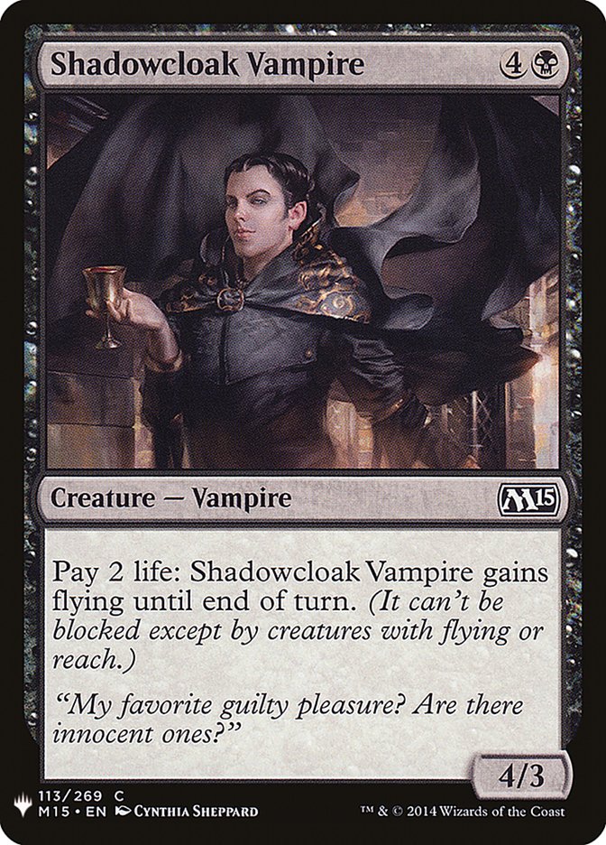 Shadowcloak Vampire [Mystery Booster] | Good Games Modbury