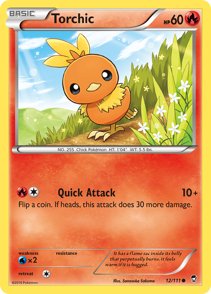 Torchic (12/111) [XY: Furious Fists] | Good Games Modbury