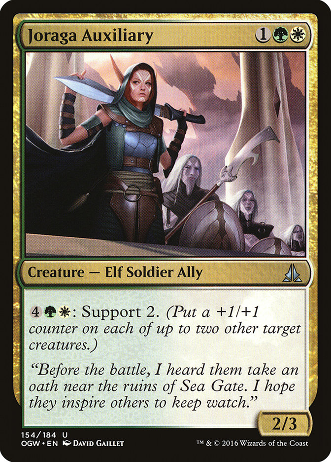 Joraga Auxiliary 154/184 (Oath of the Gatewatch)  - Foil | Good Games Modbury