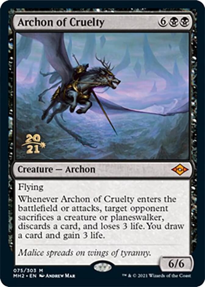 Archon of Cruelty [Modern Horizons 2 Prerelease Promos] | Good Games Modbury