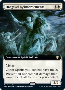 Drogskol Reinforcements Extended Art 43/38 (Commander: Innistrad: Crimson Vow)  | Good Games Modbury