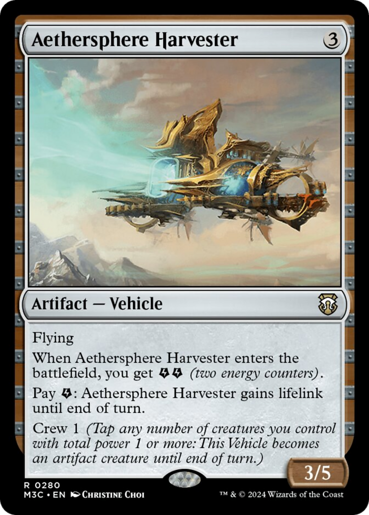 Aethersphere Harvester [Modern Horizons 3 Commander] | Good Games Modbury