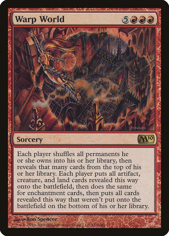 Warp World 163/249 (Magic 2010 (M10))  - Foil | Good Games Modbury