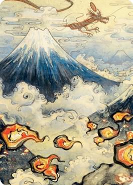 Mountain 299 Art Card 78 (Art Series: Kamigawa: Neon Dynasty)  | Good Games Modbury