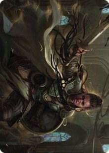 Shanna Purifying Blade Art Card 55 81 55 (Art Series: Dominaria United)  | Good Games Modbury