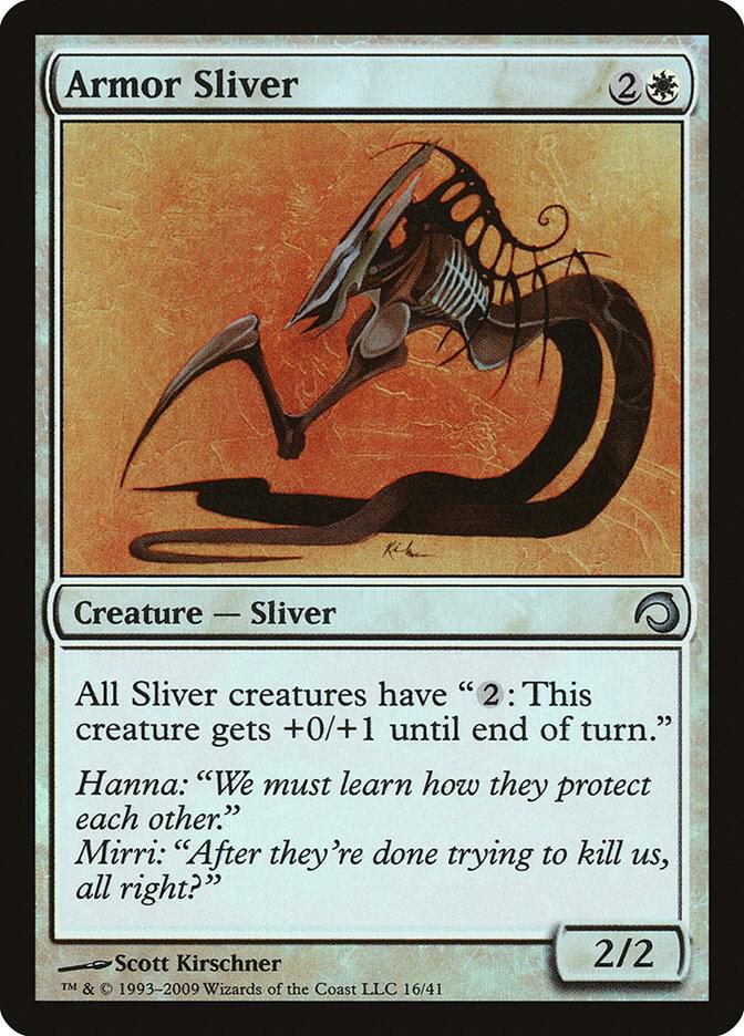 Armor Sliver 16/41 (Premium Deck Series: Slivers)  - Foil | Good Games Modbury