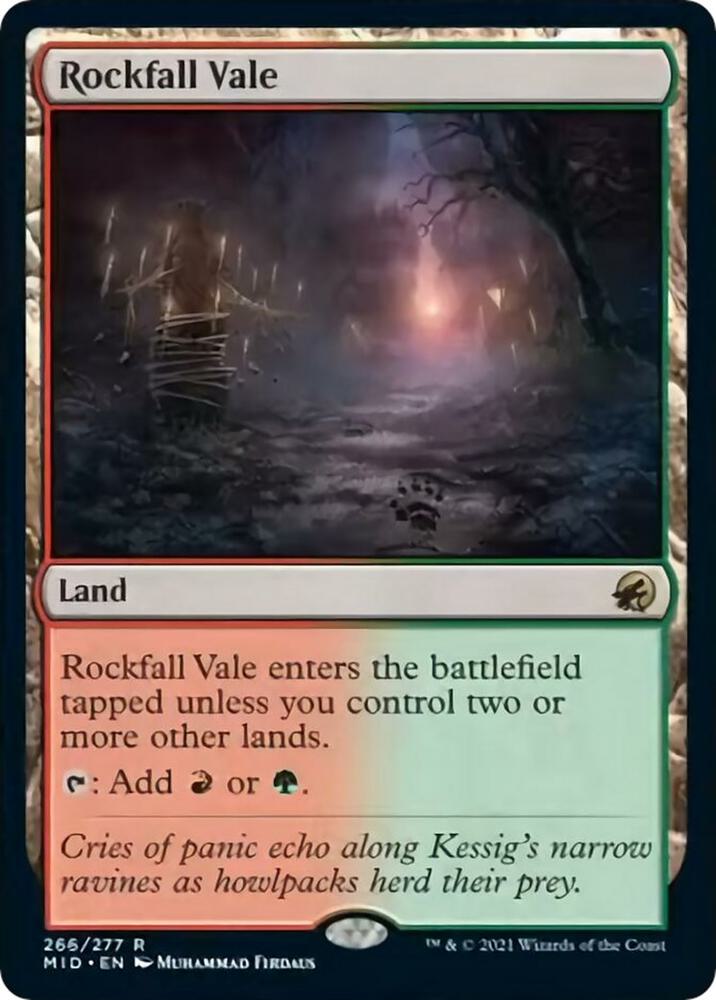 Rockfall Vale 266 (Innistrad: Midnight Hunt)  | Good Games Modbury