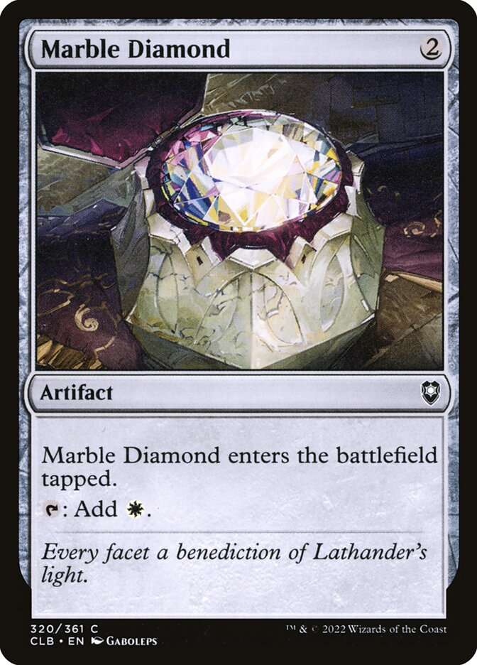 Marble Diamond 320 (Commander Legends: Battle for Baldur's Gate)  - Foil | Good Games Modbury