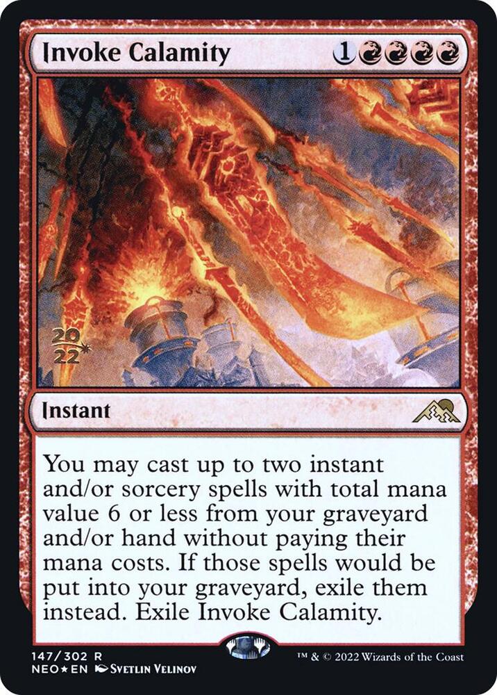 Invoke Calamity 147s/157 (Prerelease Cards)  - Foil | Good Games Modbury