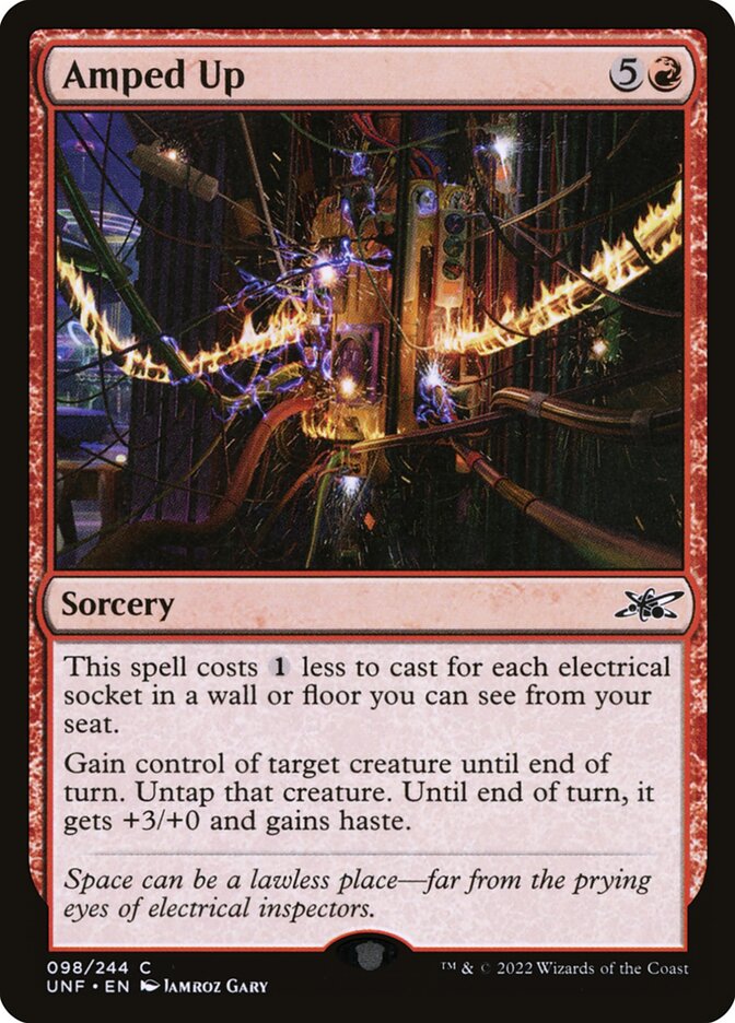 Amped Up 98/244 (Unfinity)  - Foil | Good Games Modbury