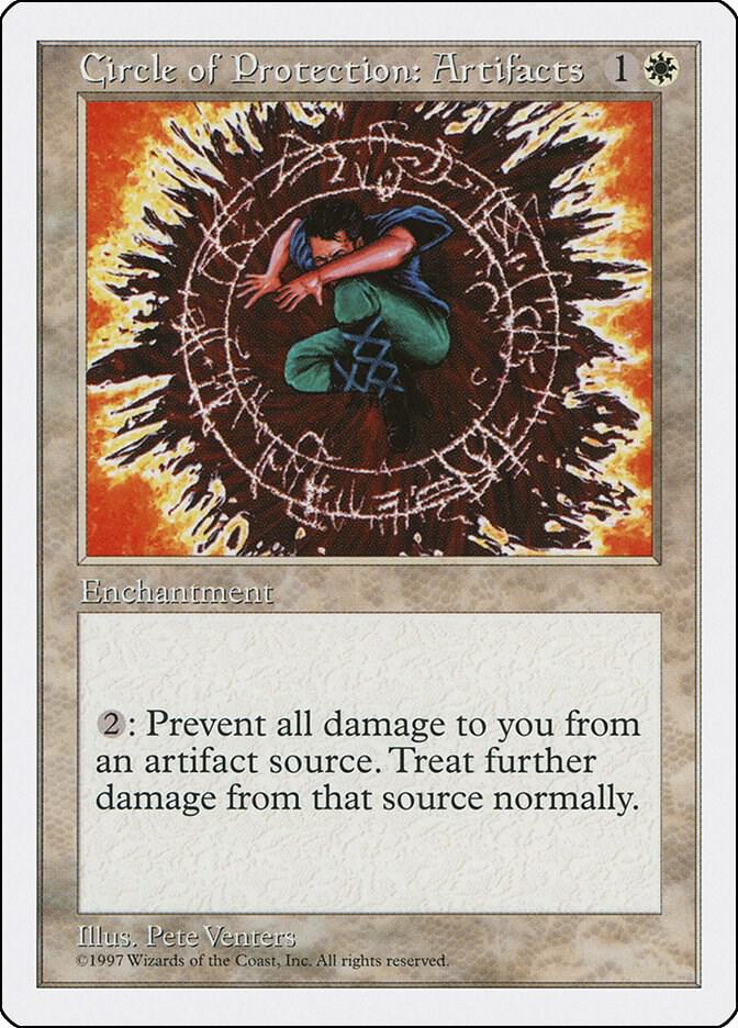 Circle of Protection: Artifacts 16/455 (Fifth Edition)  | Good Games Modbury