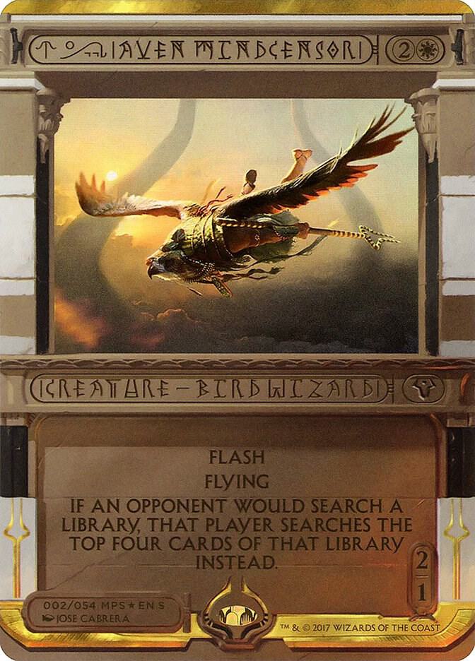 Aven Mindcensor 2/54 (Masterpiece Series: Amonkhet Invocations)  - Foil | Good Games Modbury