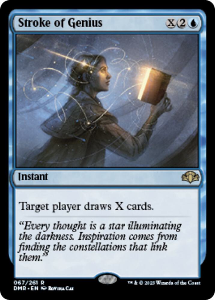 Stroke of Genius 67/261 (Dominaria Remastered)  | Good Games Modbury