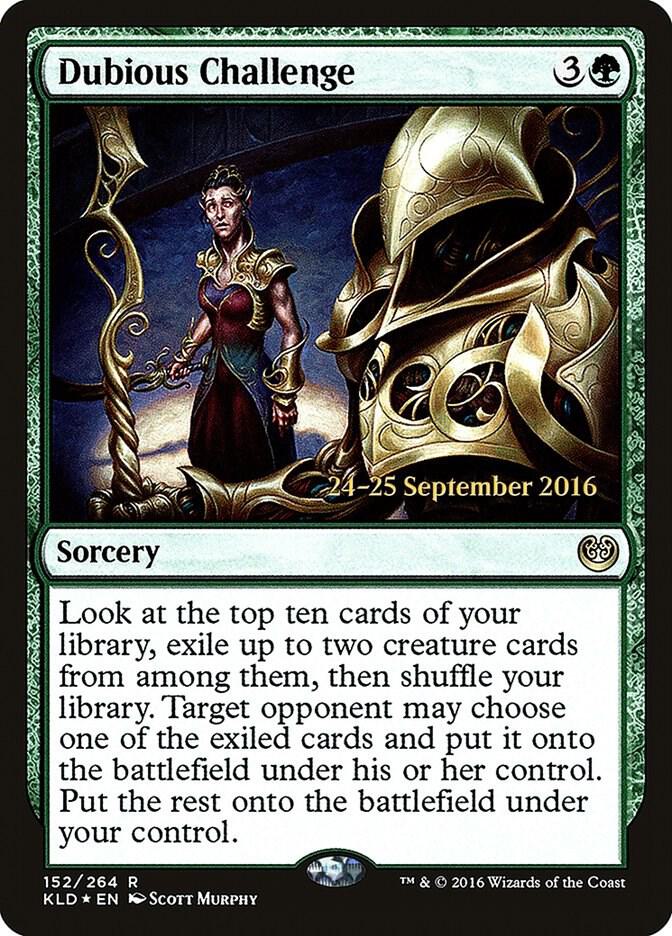 Dubious Challenge 152s/83 (Prerelease Cards)  - Foil | Good Games Modbury