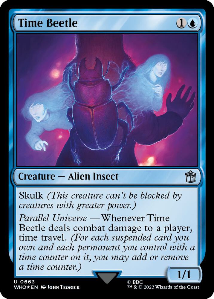 Time Beetle 663/331 (Universes Beyond: Doctor Who)  - Surge Foil | Good Games Modbury